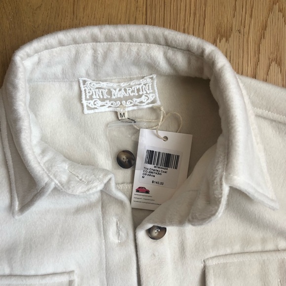 Pink Martini Charley coat (shacket). Ivory, size M, never worn. - Picture 3 of 5